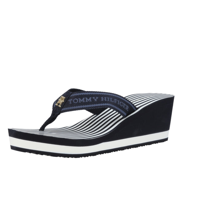 Th Stripes Wedge Beach Sandal