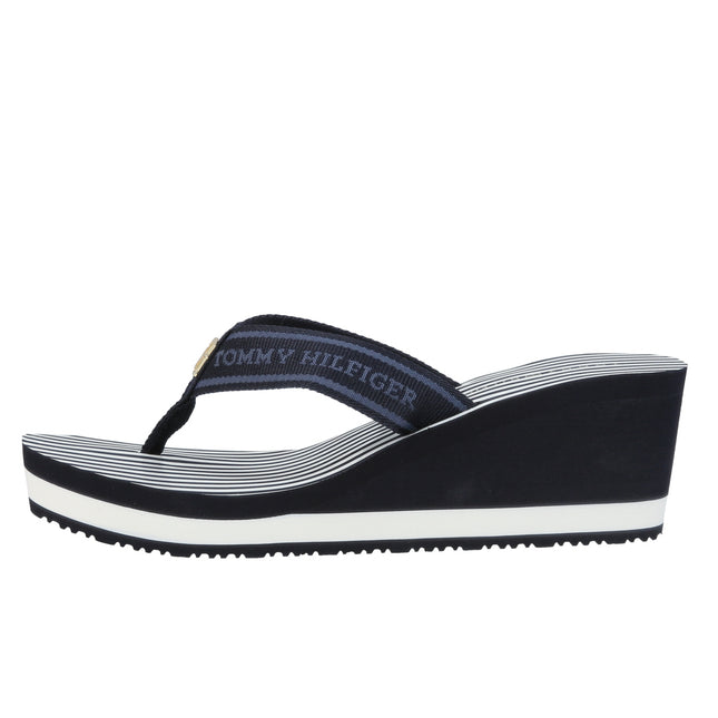 Th Stripes Wedge Beach Sandal