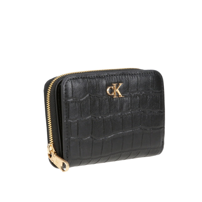 Ck Croc Medium Flap Zip Around