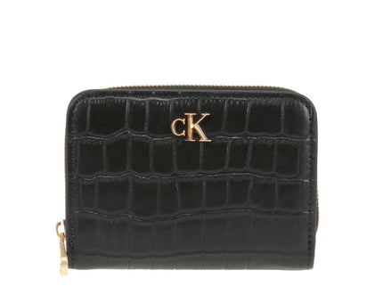 Ck Croc Medium Flap Zip Around