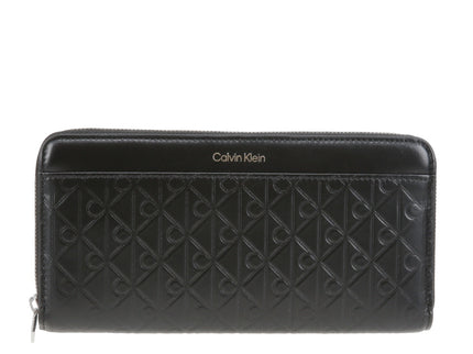 Embossed Aop Long Zip Around