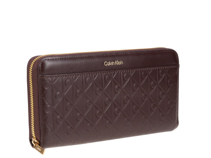 Embossed Aop Long Zip Around