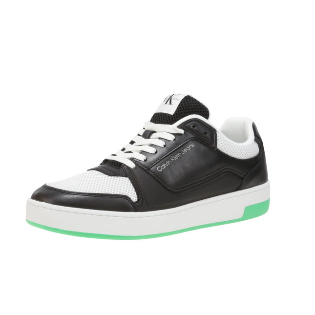 BASKET CUPSOLE LOW MIX IN MET - BLACK