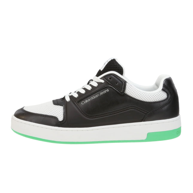 BASKET CUPSOLE LOW MIX IN MET - BLACK