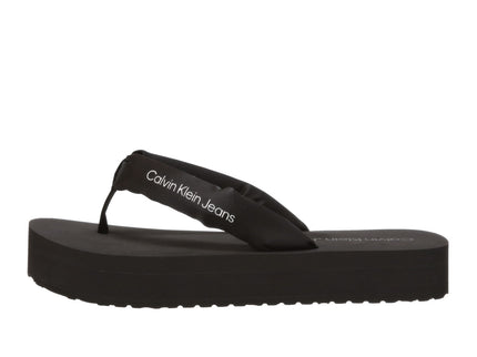 BEACH SANDAL FLATFORM PADDED N - BLKSILVR