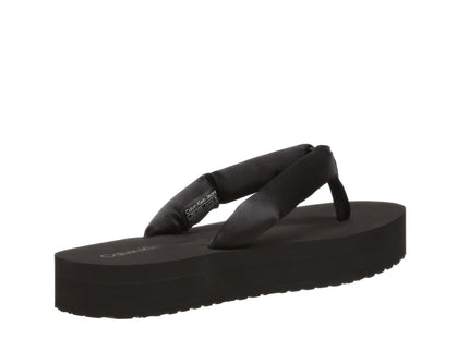 BEACH SANDAL FLATFORM PADDED N - BLKSILVR