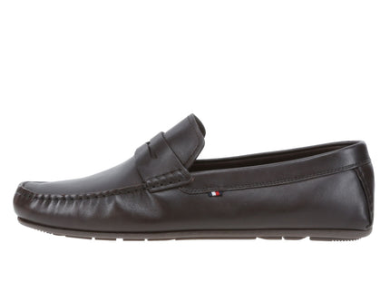 CORPORATE HILFIGER LTH DRIVER - COCOA