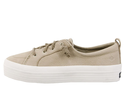 CREST VIBE PLATFORM LEATHER - NATURAL