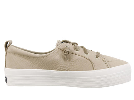 CREST VIBE PLATFORM LEATHER - NATURAL