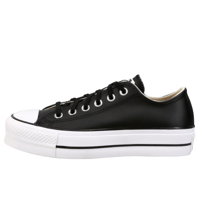 CT ALL STAR LIFT LOW LEATHER - WHTBLK