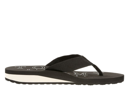 Flag Wedge Flip Flop - BLK