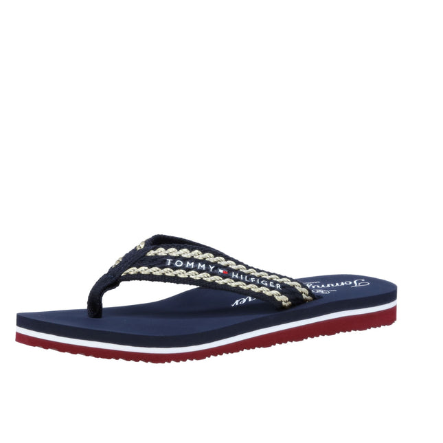 GRAPHIC BEACH SANDAL - SPACEBLU