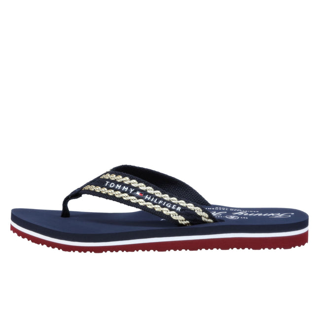GRAPHIC BEACH SANDAL - SPACEBLU