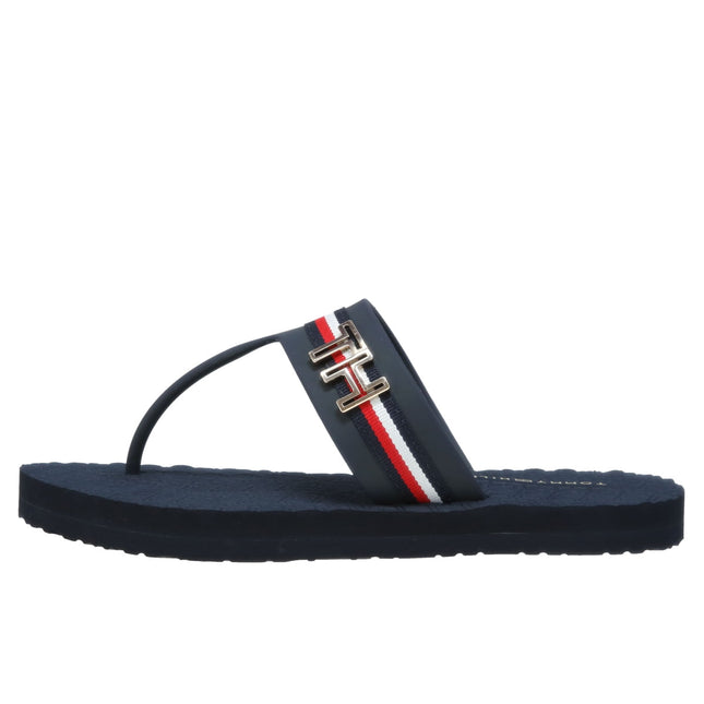 HARDWARE DETAIL BEACH THONG - MIDNIGHT