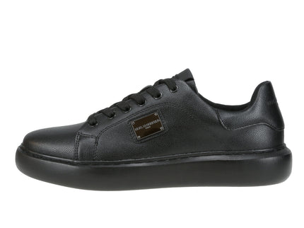 Side Logo Plate Lace Up Sneake