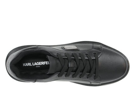 Side Logo Plate Lace Up Sneake