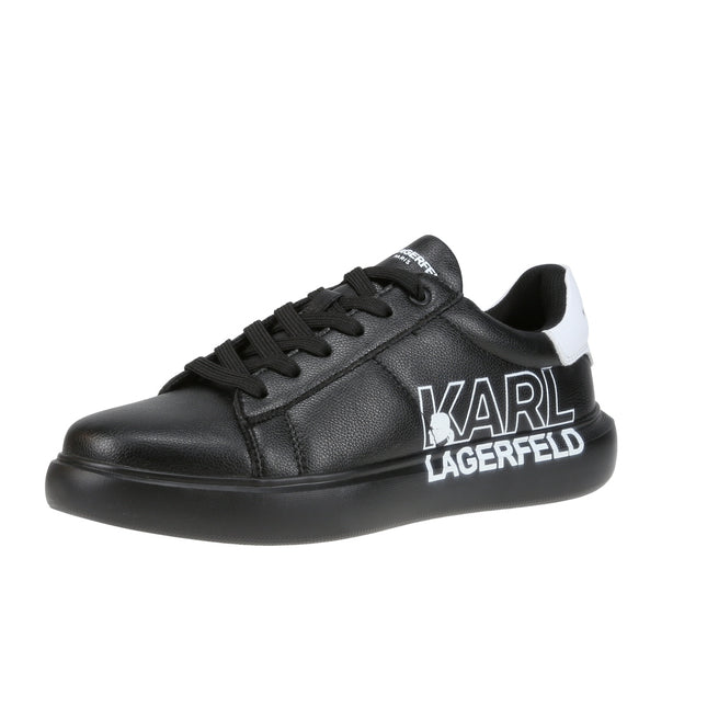 Textured Leather Sneaker With