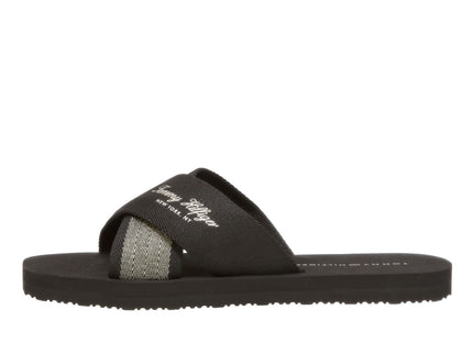 IM CROSS STRAP BEACH SANDAL - BLACK