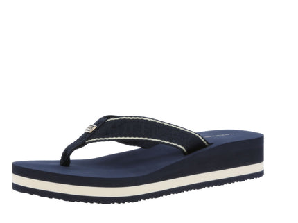 IM HILFIGER BEACH SANDAL PLAT - SPACEBLU
