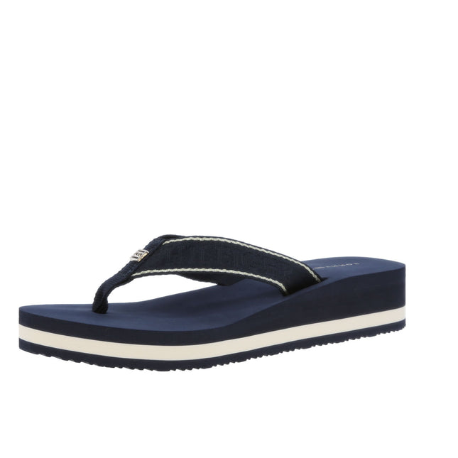IM HILFIGER BEACH SANDAL PLAT - SPACEBLU