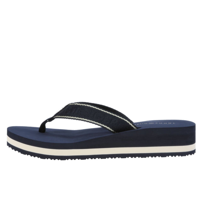 IM HILFIGER BEACH SANDAL PLAT - SPACEBLU