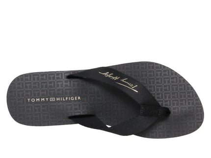 IM SIGNATURE WEDGE BEACH SANDAL - BLACK