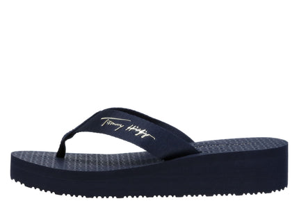 IM SIGNATURE WEDGE BEACH SANDAL - SPACBLUE