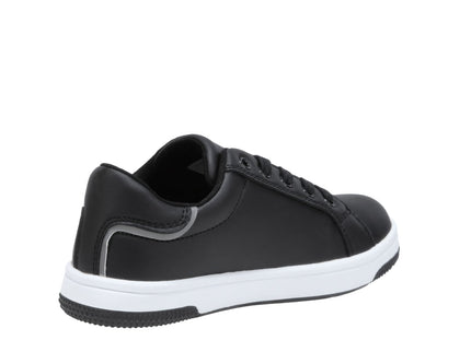 LOW CUT LACE UP SNEAKER1 - BLACK