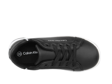 LOW CUT LACE UP SNEAKER1 - BLACK