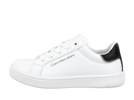 LOW CUT LACE UP SNEAKER1 - WHTBLK