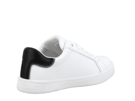 LOW CUT LACE UP SNEAKER1 - WHTBLK