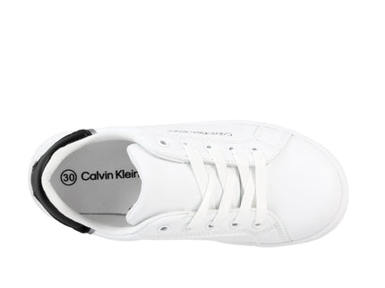 LOW CUT LACE UP SNEAKER1 - WHTBLK