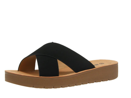 LUCY NUBUCK - BLACK