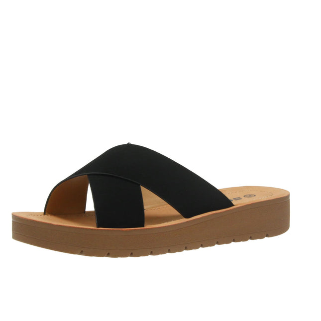 LUCY NUBUCK - BLACK