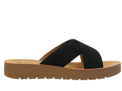 LUCY NUBUCK - BLACK