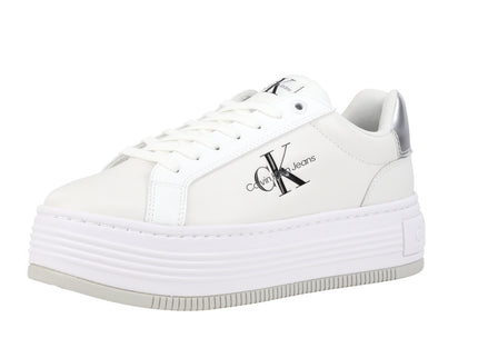 Bold Platf Low Lace Lth Ml Mtl