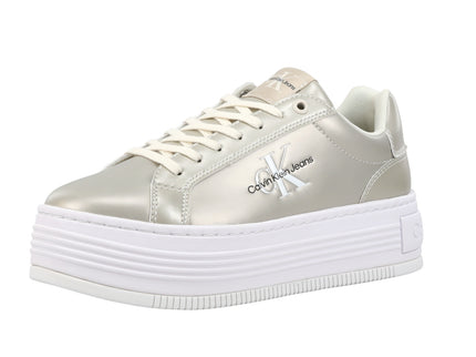 Bold Platf Low Lace Lth Ml Mtl