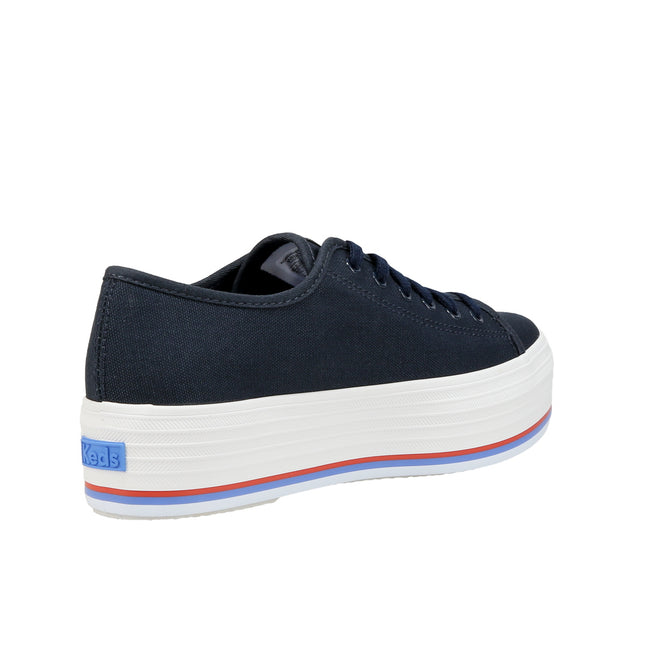 Triple Up Canvas Foxing Stripe