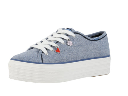 Triple Up Denim Charm