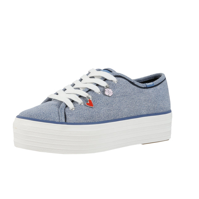 Triple Up Denim Charm