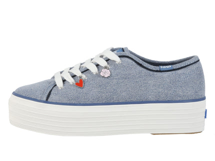 Triple Up Denim Charm