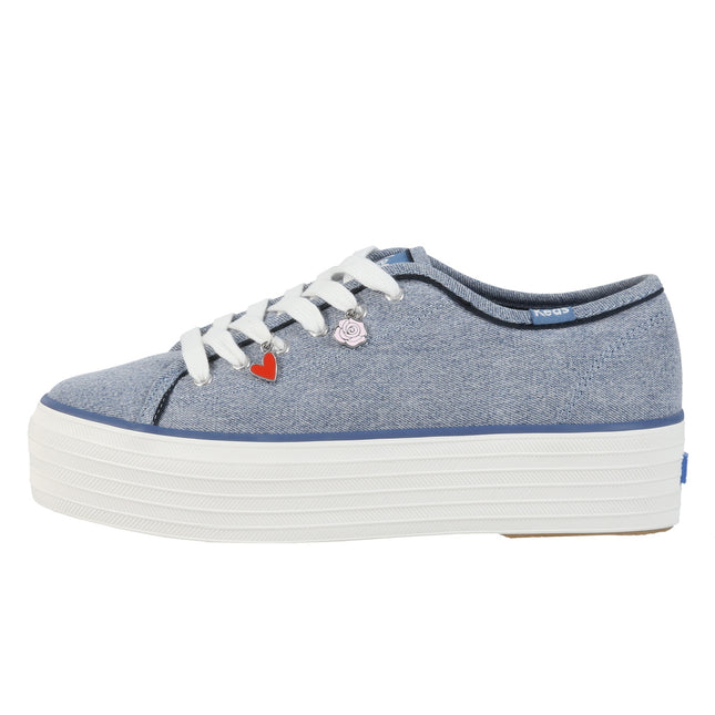 Triple Up Denim Charm