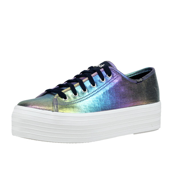 Triple Up Iridescent Denim
