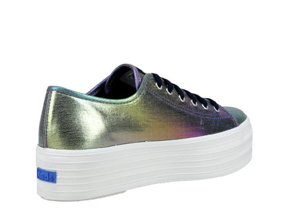 Triple Up Iridescent Denim
