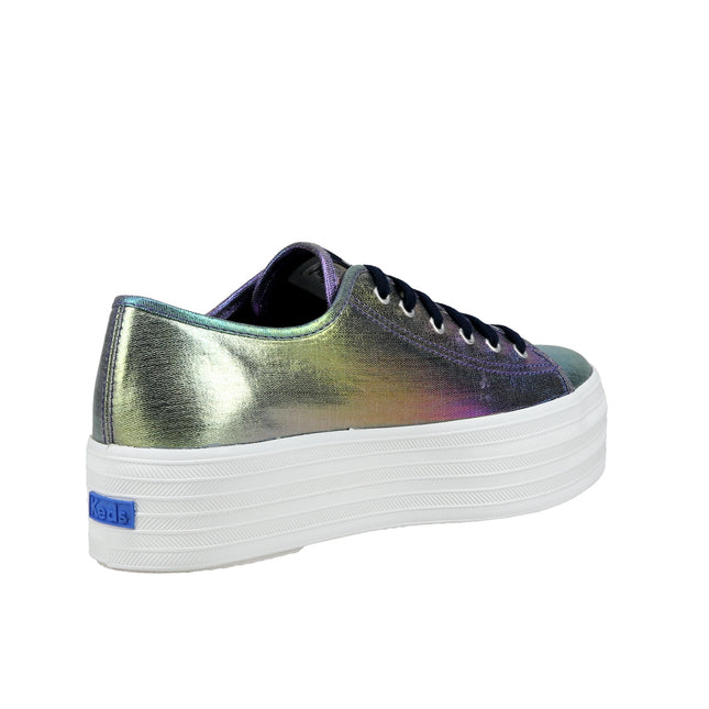Triple Up Iridescent Denim