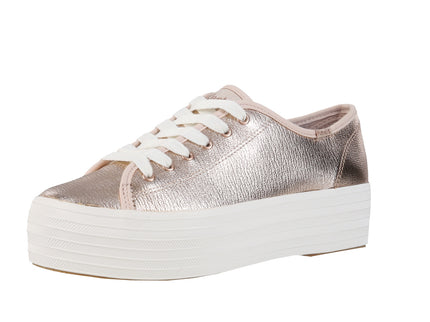 Triple Up Metallic Leather