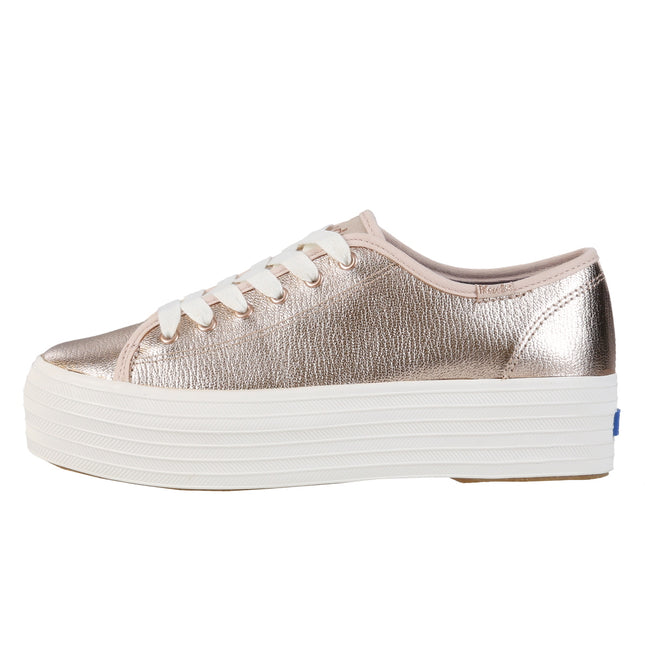 Triple Up Metallic Leather