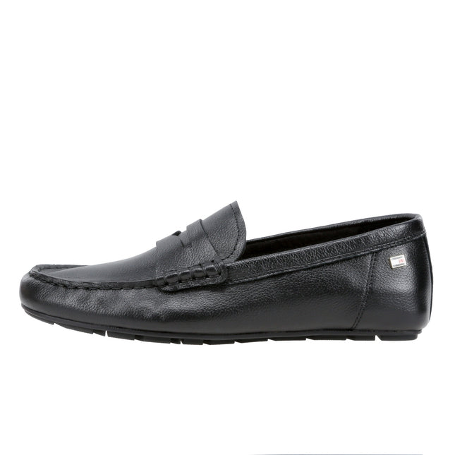 Flag Leather Driver Loafer