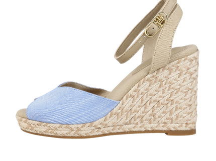 Chambray High Wedge Espadrille