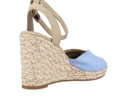 Chambray High Wedge Espadrille